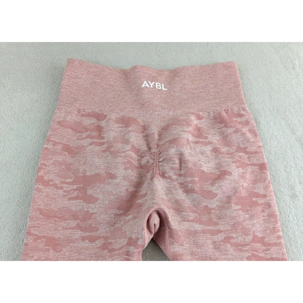 AYBL Pink Camo Seamless High-Waist Leggings - Picture 5 of 5